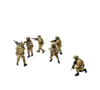 TechnixLabz Special Forces Figure Set in 1:64 Scale (6-Piece), Military Miniature Figures, Ideal for Dioramas and Sandpit Exhibitions