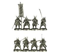 TechnixLabz The Japanese Samurai Military Collector Set Made of Die-Cast (8 Piece Set / 369-23-30) Can be displayed flexibly in bookshelves, on desks, in showcases or in dioramas