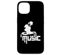Techno-DJ Party Club Music Design with Turntable Motif Case for iPhone 13