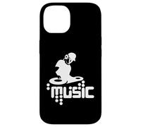 Techno-DJ Party Club Music Design with Turntable Motif Case for iPhone 14