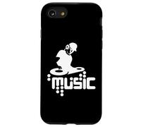Techno-DJ Party Club Music Design with Turntable Motif Case for iPhone SE (2020) / 7/8