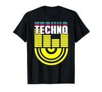 Techno Equalizer Waves Club Culture Energy T-Shirt