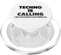 "Techno is calling", music, techno Berlin, techno music PopSockets PopGrip for MagSafe