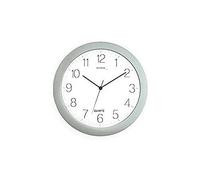techno line TECHNOLINE WT 7000 Wall Clock, Plastic, Silver