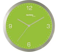 techno line WT 9000 Wall Clock, Plastic, Green