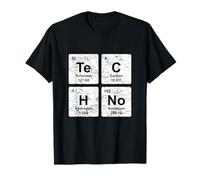 Techno Music Periodic Table DJ EDM Party Music Festival T-Shirt