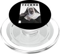 Techno Nun Rave Club Party PopSockets PopGrip for MagSafe