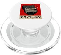 Techno Ramen Synth Synthesizer Music Vintage Japanese Design PopSockets PopGrip for MagSafe