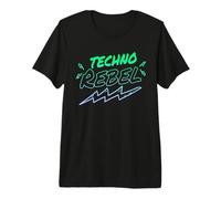 Techno Rebel Gear for Techno Music Lover | Mens Techno Premium T-Shirt