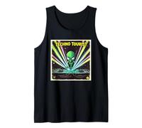 Techno Tourist Alien DJ Rave EDM Festival Outfit Music Tank Top