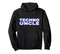 Techno Uncle EDM Rave Dance Music Pullover Hoodie