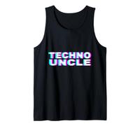 Techno Uncle EDM Rave Dance Music Tank Top