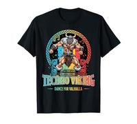 Techno Viking Dance for Valhalla Funny Party Design T-Shirt