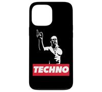 Techno Viking partygoer, rave gift, hard acid trance music Case for iPhone 13 Pro Max