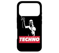 Techno Viking partygoer, rave gift, hard acid trance music Case for iPhone 17 Pro