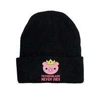 Technoblade Knitted Beanies Casual Hats for Men Women Winter Skullies Solid Printed Bonnet Unisex Cap