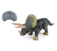 Technobot - Remote controlled Triceratops dinosaur - Robot - 088363 - Green - Ready to use - Rechargeable batteries and batteries included - Infrared - Children's toy - From 4 years
