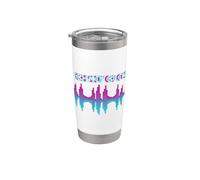 Techno'clock Techno EDM Rave Music Festival Synthesizer Stainless Steel Insulated Tumbler