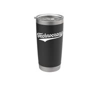 Technocracy - Retro University Aesthetic Sports Stainless Steel Insulated Tumbler