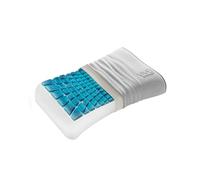 Technogel Vive Contour Premium Cooling Gel Pillow I Neck & Shoulder Pain Relief I 2 Heights Cervical Spine Shape I Extra Cooling Gel Amount I Memory Foam Base I Washable Cooled Cover I Luxury Sleep