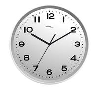 Technoline Analogue Radio Wall Clock WT8500 Silver, 30 cm Ø