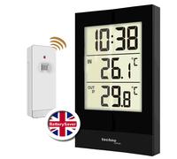 Technoline Temperature Station including Clock and Wireless Sensor - WS-9575
