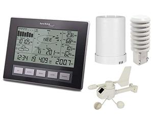 Technoline Ws 2816 Professional Radio Weather Station with All Relevant Current Weather Dates with Useful Additional Functions and Measurements, Data Transfer to PC, Includes PC Softwar, grey