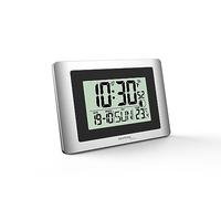 Technoline WS8028 Digital Radio Controlled Wall Clock Small 22 x 15 cm Temperature Display Moon Phase