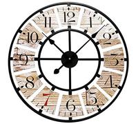 Technoline WT 1611 Analogue Wall Clock Quartz Metal/MDF Grey Diameter 58 cm
