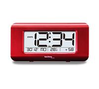 Technoline WT 197 Quartz Alarm Clock Metallic Red