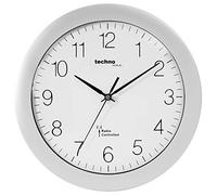 Technoline WT 8000 Radio Wall Clock Silver
