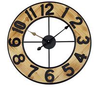 Technoline WT1610 Large Analogue Wall Clock Quartz Wood XXL Diameter 60 cm