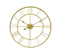 Technoline WT1618 60 cm Wall Clock in Gold with Roman Numerals Filigree Subtle Metal