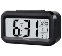 Technoline WT400 Digital Quartz Alarm Clock with Night Light and Temperature Display