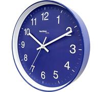 Technoline WT7520 Analogue Wall Clock without Ticking Quartz Blue 25 cm