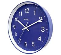 Technoline WT7520 Analogue Wall Clock without Ticking Quartz Blue 25 cm