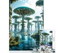 Technological Beach 1000 Piece Jigsaw Puzzle for Teenagers Support Memory Strength And Retention Gentle Calm Leisure Activity (38X26cm)