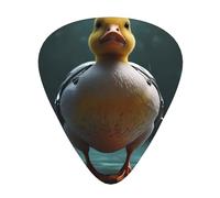 Technological duck Prints Guitar Picks - 12-Piece Set with 3 Different Thicknesses, Suitable for Electric and Acoustic Guitars