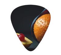 Technological fruit Patterned Guitar Picks - 12-Piece Set with 3 Different Thicknesses, Suitable for Electric and Acoustic Guitars