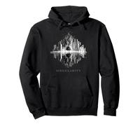 Technological singularity dissolves civilization with AI Pullover Hoodie