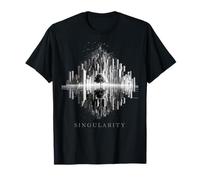 Technological singularity dissolves civilization with AI T-Shirt