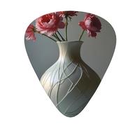 Technological vase Prints Guitar Picks - 12-Piece Set with 3 Different Thicknesses, Suitable for Electric and Acoustic Guitars