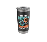 Technology Affinity Son IT Help Support Stainless Steel Insulated Tumbler