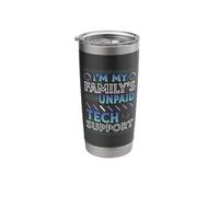 Technology Affinity Son IT Help Support Stainless Steel Insulated Tumbler