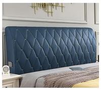 Technology Cloth Headboards Cover, Soft Full Headboard Slipcover for Double/Queen/King Size Bed Soft Case Support Cushion,Blue,180x65cm