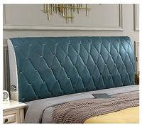 Technology Cloth Headboards Cover, Soft Full Headboard Slipcover for Double/Queen/King Size Bed Soft Case Support Cushion,Green,150x65cm