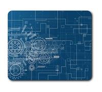 Technology Engineer Mechanic Mouse Mat Pad Computer PC Laptop Gaming Office Home Desk Accessory Gadget 2387