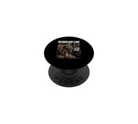 Technology Lost Raccoon Checkout Funny Animal Lover Shirt PopSockets Adhesive PopGrip