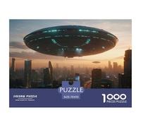 Technology Spacecraft 1000 Piece Jigsaws Educational Games Challenge Toy Science Fiction Spaceship Home Decoration Family Fun for Adults And Children 70x50cm/1000pcs