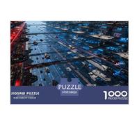 Technology Spacecraft 1000 Pieces Puzzles Educational Games Challenge Toy Science Fiction Spaceship Home Decoration Family Fun Adults Gifts 38x26cm/1000pcs